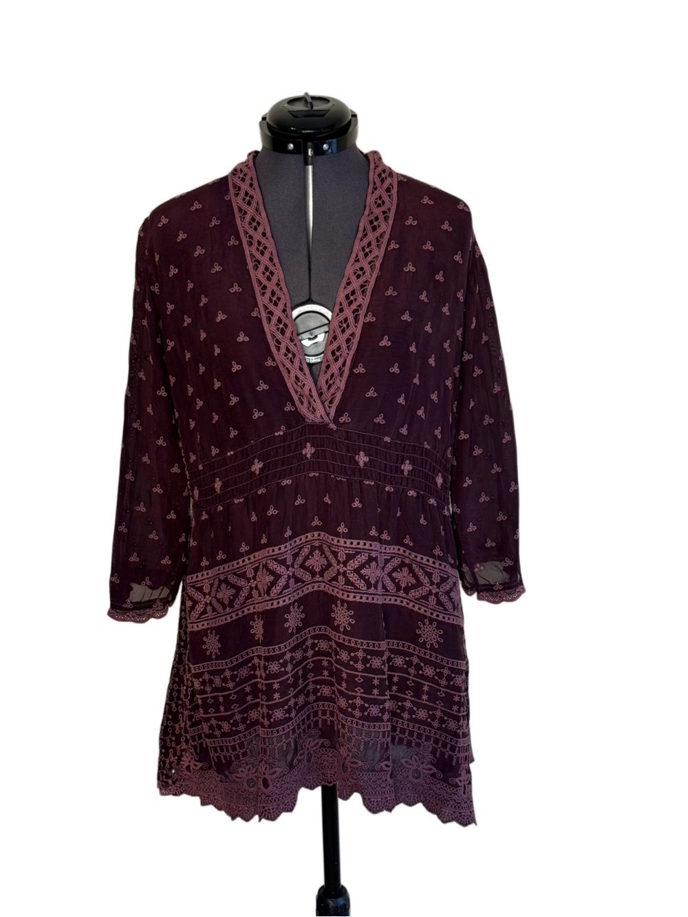Johnny Was Embroidered Tunic